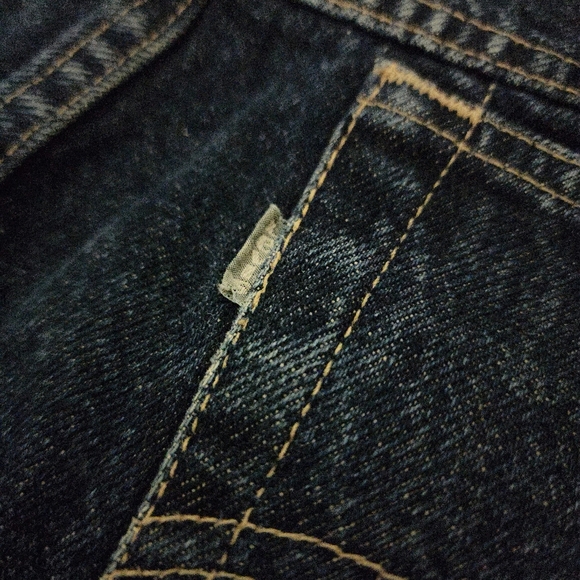 Rare Vintage x Levi Gold Medallion Dark Blue Jean - Picture 2 of 13